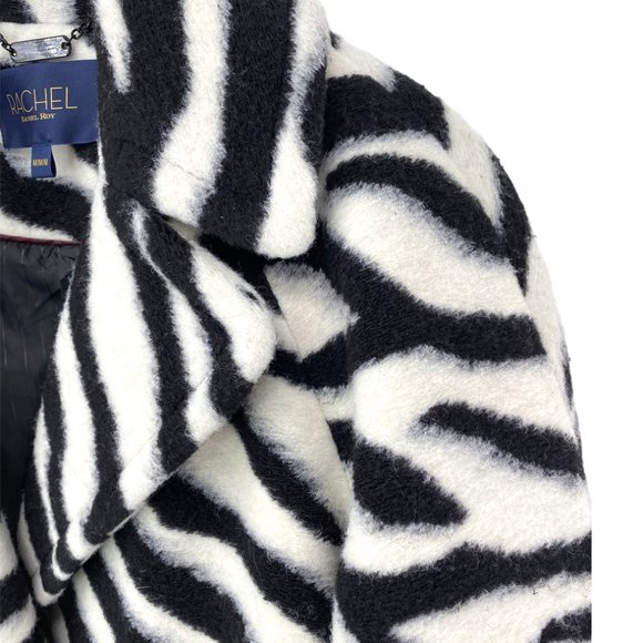 RACHEL RACHEL ROY Water Repellent Zebra Coat NWT - Picture 11 of 14